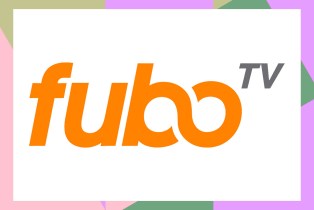 fubo tv logo with background