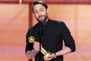 Kieran Culkin wins Best Performance by a Male Actor in a Supporting Role during the 82nd Annual Golden Globes