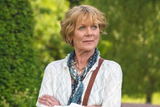 Judith Potts (Samantha Bond) in 'The Marlow Murder Club'