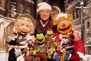 MUPPET CHRISTMAS CAROL, Miss Piggy, Michael Caine, Fozzie Bear, Kermit, Gonzo, 1992