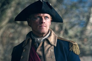 Jamie Fraser (Sam Heughan) at the Battle of Monmouth in 'Outlander' Season 7 Episode 15 "Written in my Heart's Own Blood"